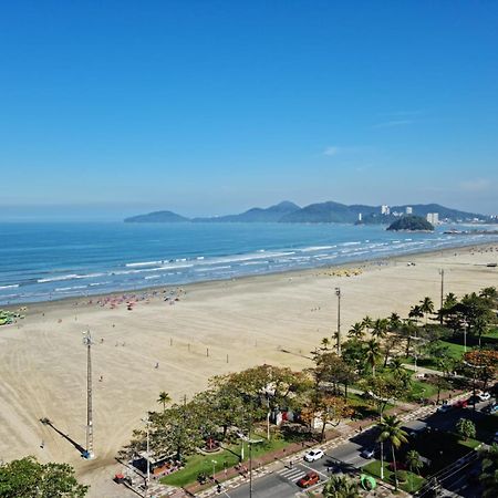 Vista Mar Na Praia Do Gonzaga Santos  Exteriör bild