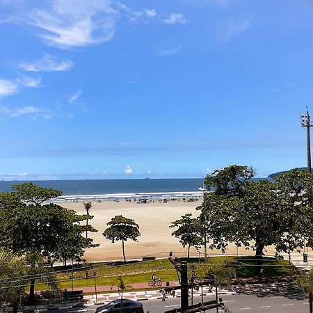 Vista Mar Na Praia Do Gonzaga Santos  Exteriör bild